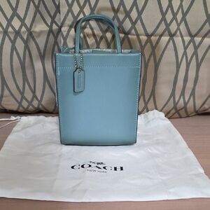 Coach 2023 Light Blue Crossbody With Dust Bag